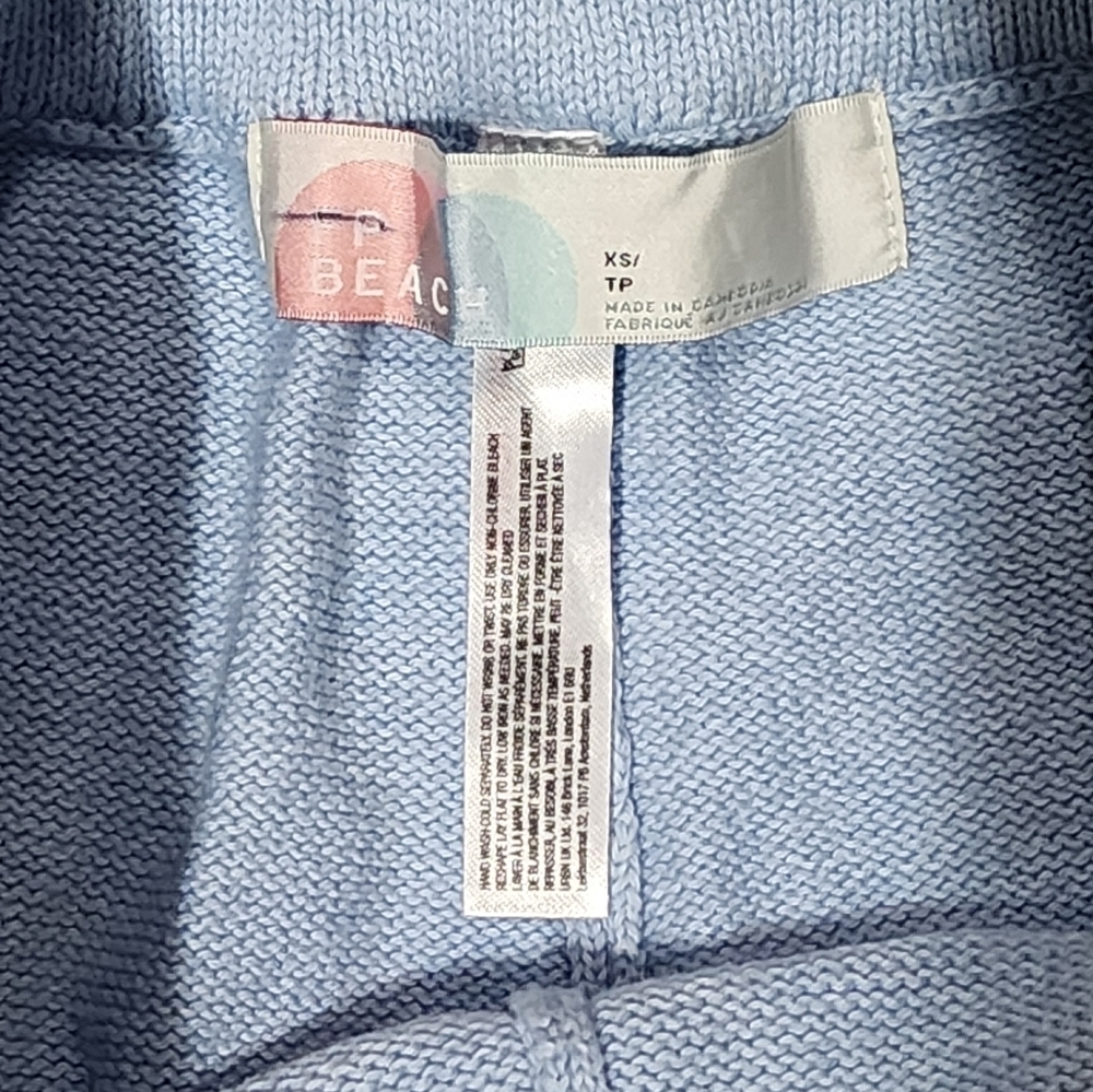 FP Beach Solar Sweater And Bottom Set XS Light Blue NWOT - Picture 9 of 10